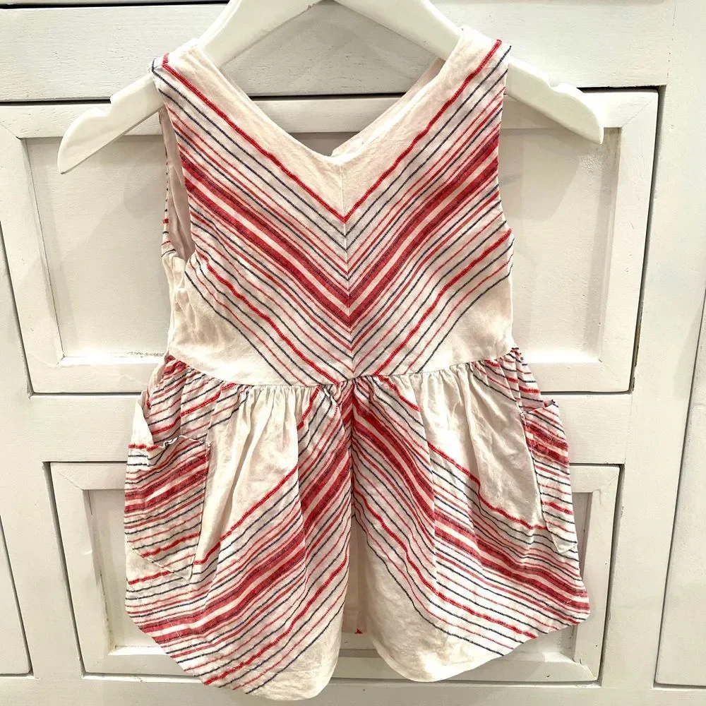 Oshkosh Baby Girls Cream/Pink Boho Dress -12mon